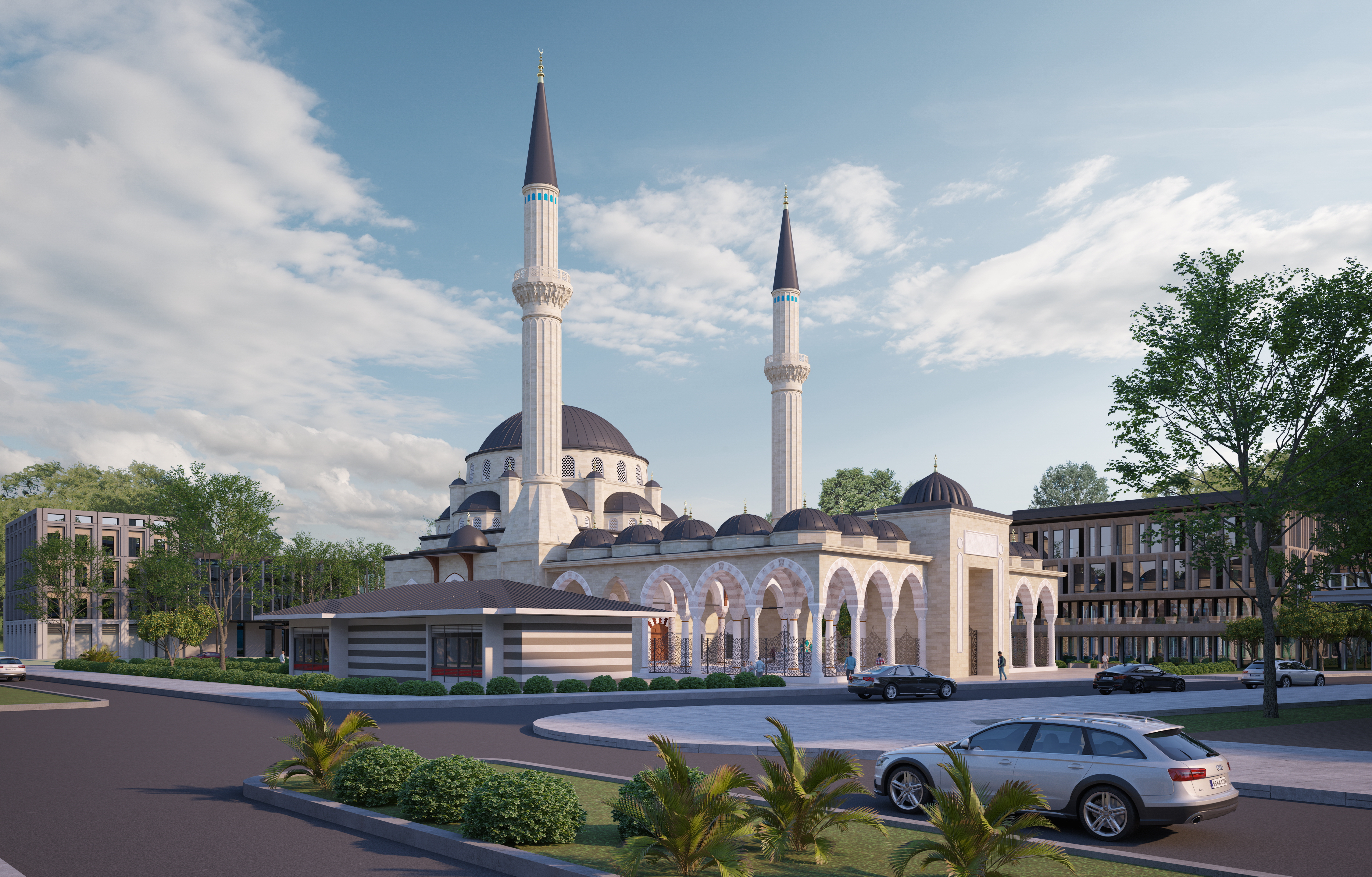 İstanbul Çekmeköy İmar Yolları, Genel Altyapı ve Camii